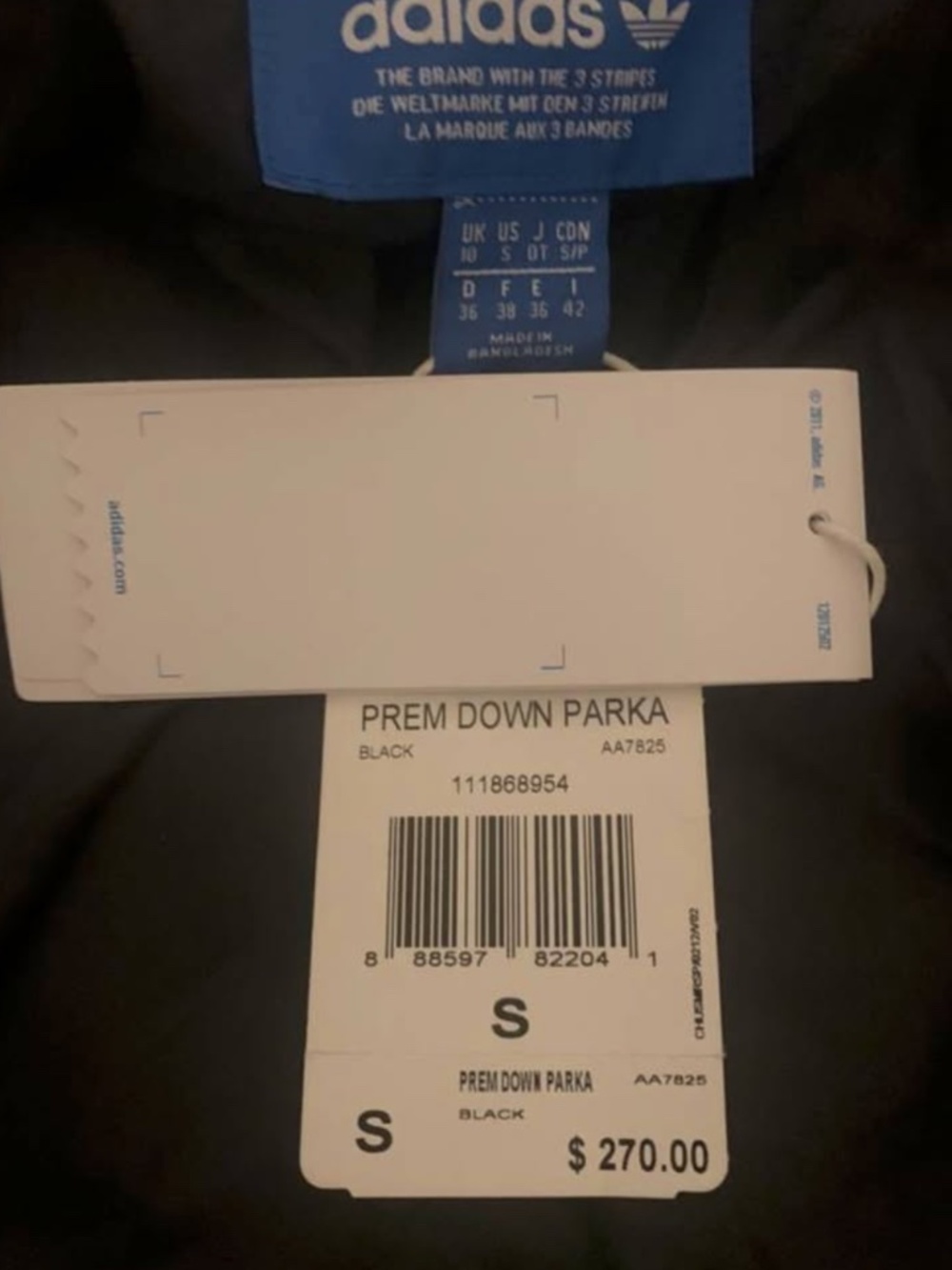 Adidas Women's Premium Down Parka/Coat - Picture 3 of 3